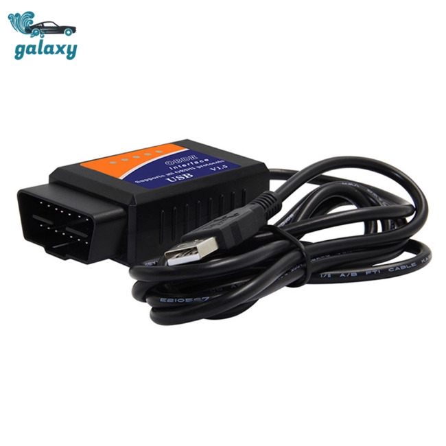 Cáp kiểm tra xe hơi ELM327 USB V1.5 OBD2 cho Android/IOS