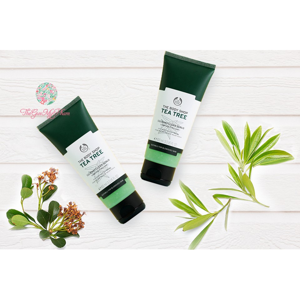 TẨY DA CHẾT TEA TREE SQUEAKY CLEAN SCRUB CHÍNH HÃNG