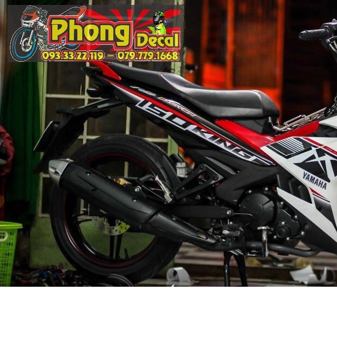 Tem Rời Ex 150 Mx King Trắng Đỏ Đen