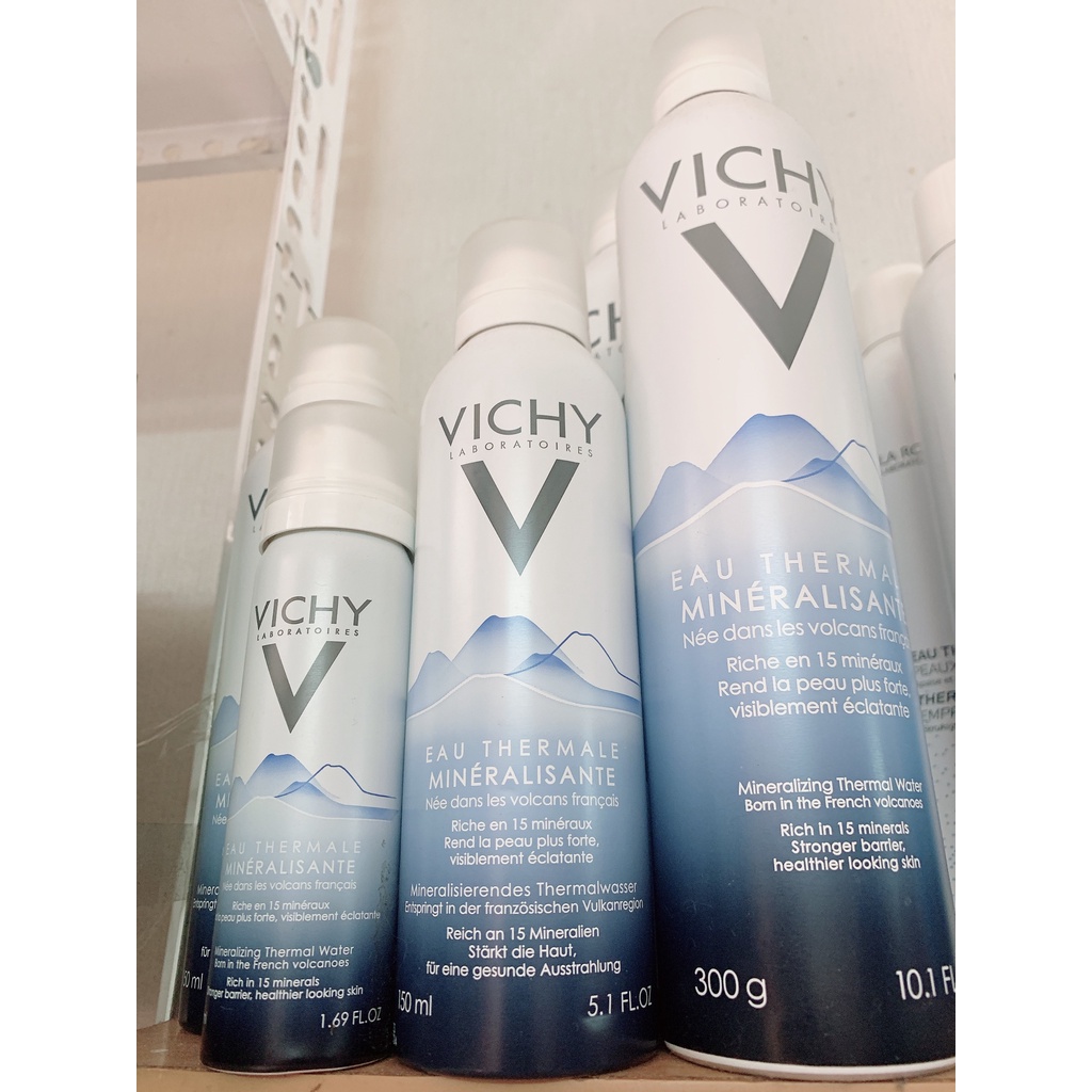 Xịt khoáng Dưỡng Da Vichy Mineralizing Thermal Water 50ml - 150ml - 300ml