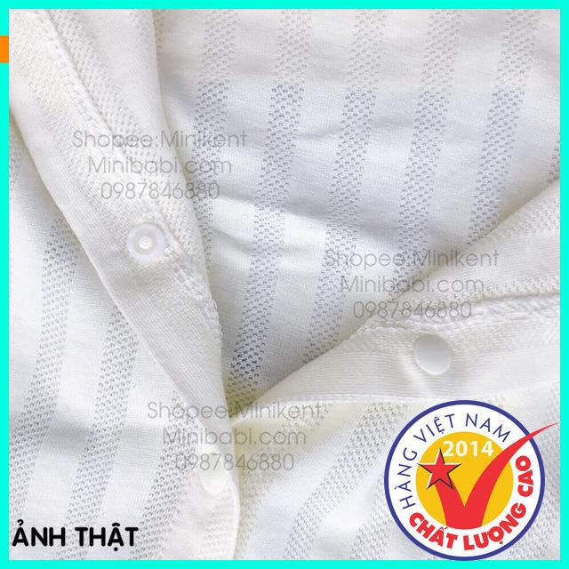 [ Sale 50% ] Bộ dài tay cotton mỏng cho bé áo dài bé trai 2019