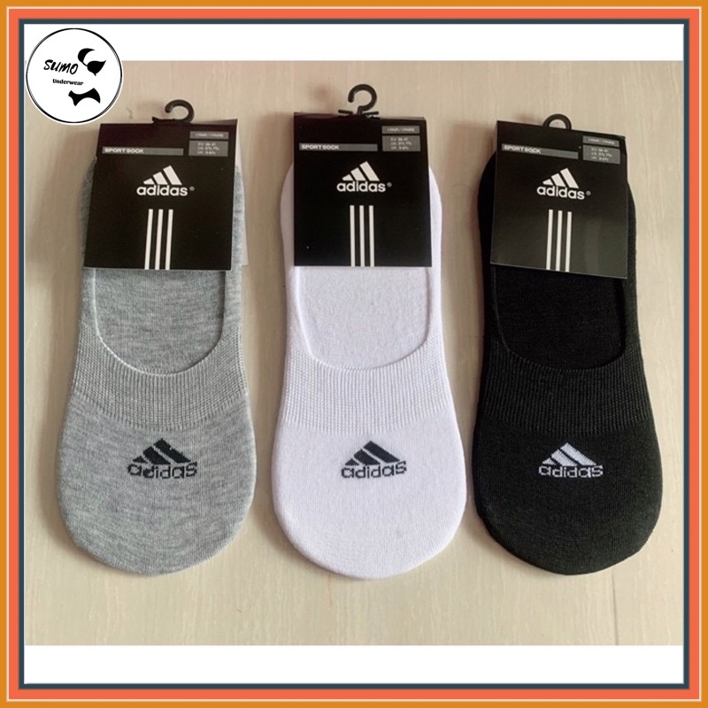 Tất nam kiểu hài lười nửa bàn, 100%cotton, gót có silicon chống tụt. Màu: đen, ghi, trắng. SUMO Underwear.