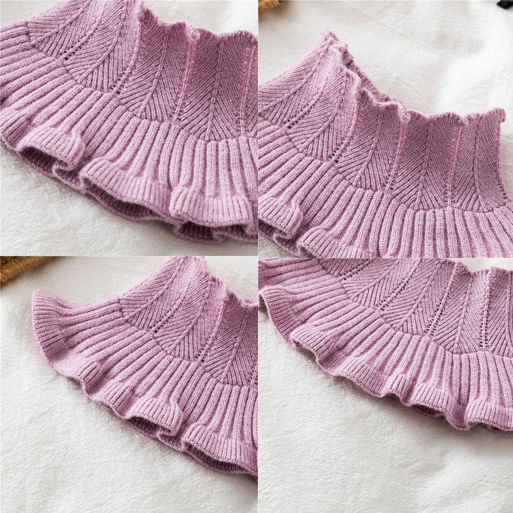 Cổ Áo Giả Dệt Kim Chống Gió Thời Trang