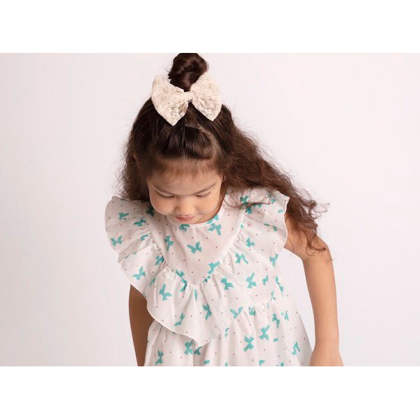 [Xả kho] Váy cho bé gái 7-30kg maxi xòe suông chữ A xinh đẹp đi học, đi chơi bebefamilyshop- VLA