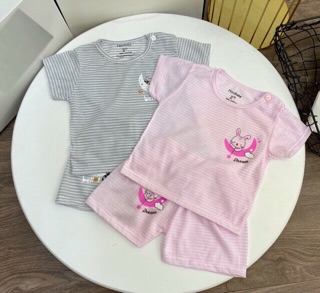 Set 5 Bộ cộc kẻ noubaby