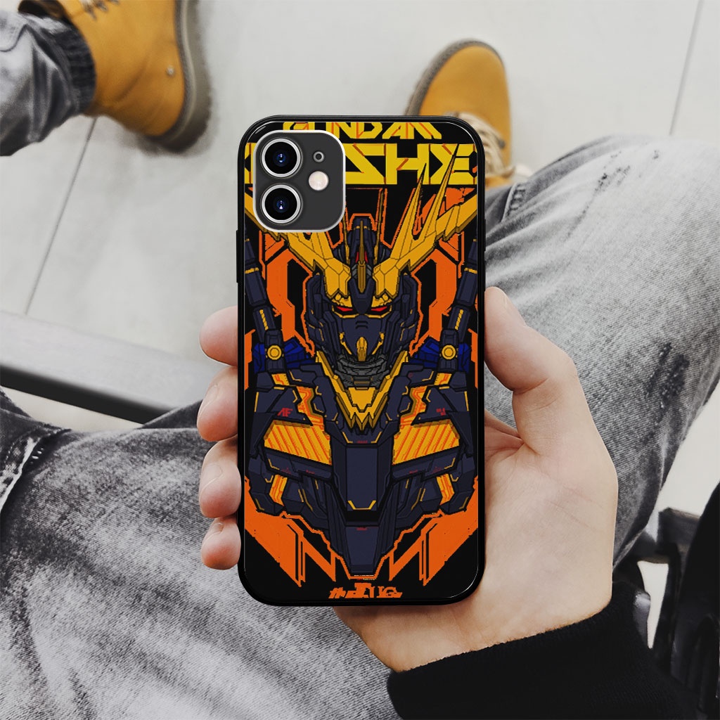 Ốp Manga robot Gundam Banshee màu sắc cho Iphone 6 7 8 Plus 11 12 13 mini Pro Max X Xr  và SAMSUNG  MANGA00290