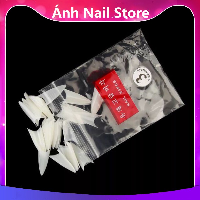 Móng nối nhọn, móng nối Hàn form nhọn 500m móng