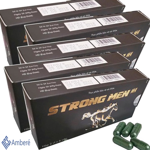 Viên uống VigoOneXL STRONG MEN 1H Hỗ trợ ngừa yếu sinh lý xuất tinh sớm rối loạn cương dương hộp 12 viên