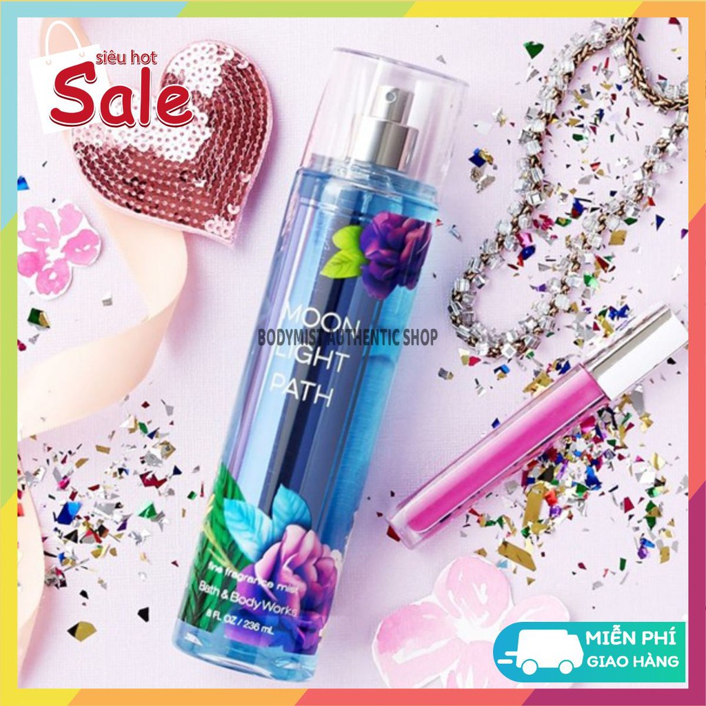 Xịt thơm Bath & Body Works Fine Fragrance Mist hương Moon Light Path [𝑩𝒐𝒅𝒚𝒎𝒊𝒔𝒕 𝑨𝒖𝒕𝒉𝒆𝒏𝒕𝒊𝒄]