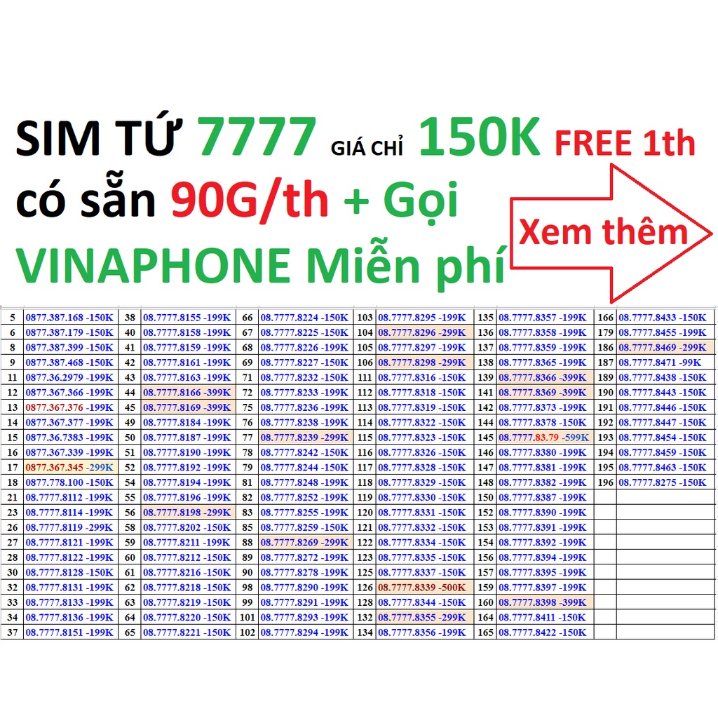 [Miễn phí tháng đầu] MAY77 ITEL, 90G/th Tốc độ cao 4G VINAPHONE, Gọi VINAPHONE Miễn phí