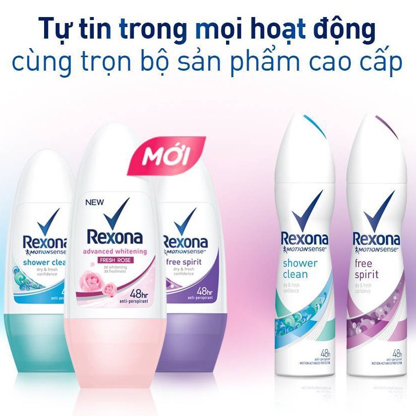 [Khử Mùi Rexona Nữ - Đủ loại ] Xịt Khử Mùi Nữ Rexona Women Chai 150ml