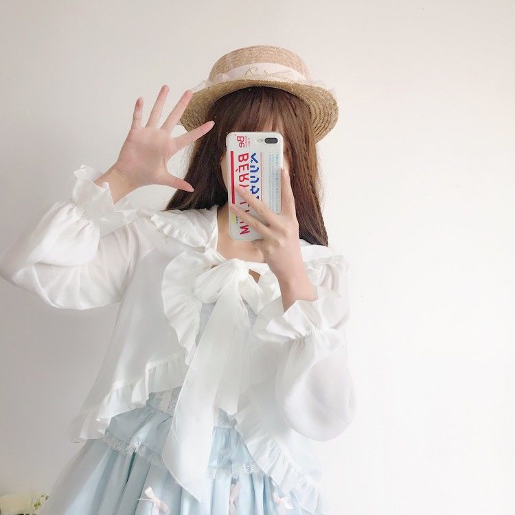 Áo Cardigan Chiffon Có Mũ Trùm Đầu Chống Nắng Phong Cách Lolita Dành Cho Nữ 2021 Mới | BigBuy360 - bigbuy360.vn