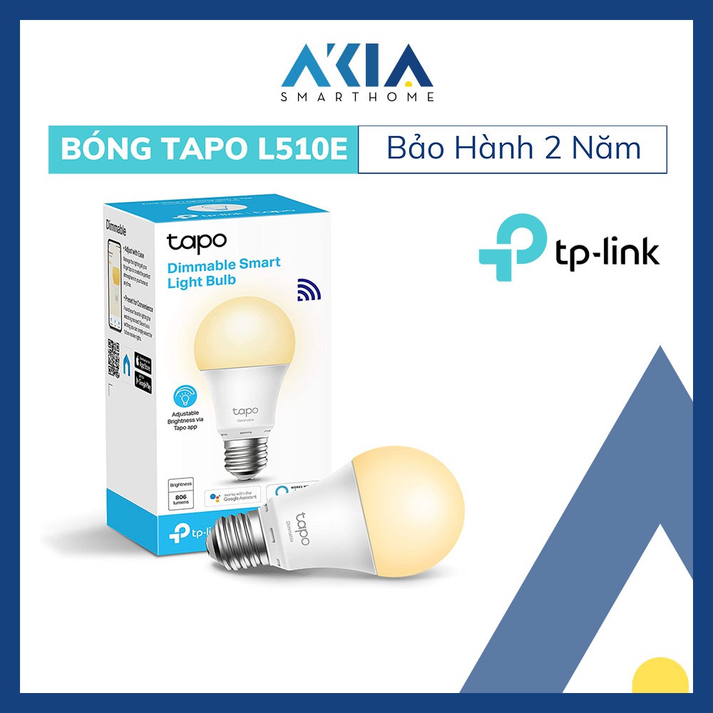 Bóng Đèn Thông Minh Đổi Màu TP-Link Tapo L510E và L530E Kết Nối Wifi Điều Khiển Qua App - Hàng Chính Hãng