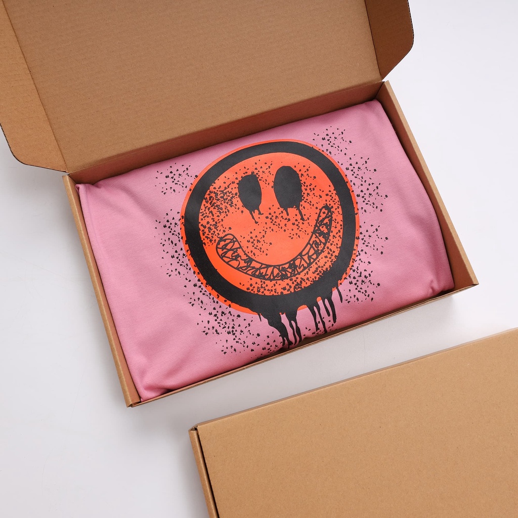 Áo Thun KING BRAND Nam Nữ Cá Tính, Áo Phông Đường Phố Unisex Màu Hồng V4