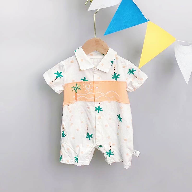 Summer Newborn Baby Romper Onesies Summer New Boys Baby Clothes Cotton Rompers Jumpsuit Bodysuit
