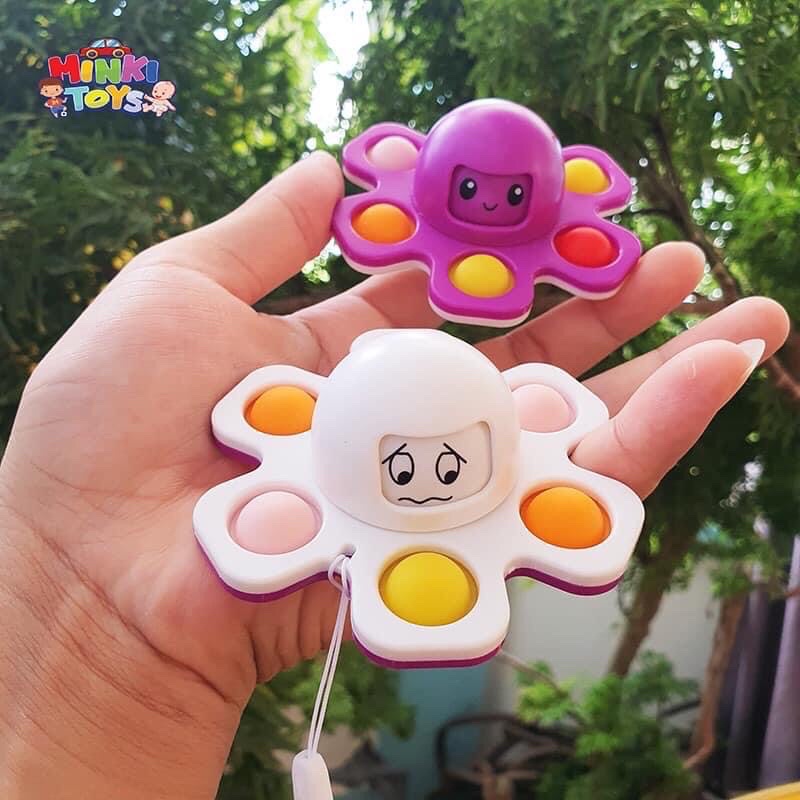 Con quay Popit bạch tuộc 6 nút