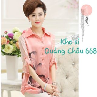 Áo sơ mi lụa Quảng Châu