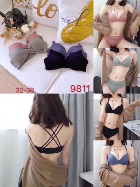 BỘ LÓT ĐAN DÂY SIÊU HÓT 9811