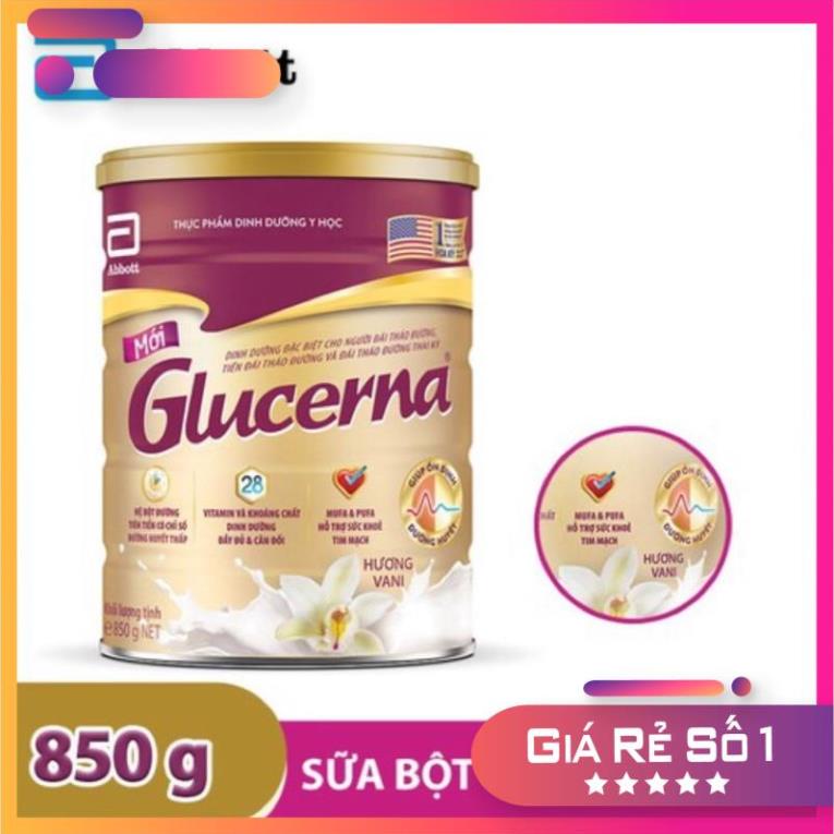 [DATE T6/2022] Glucerna Vani 850g ( Sữa tiểu đường )