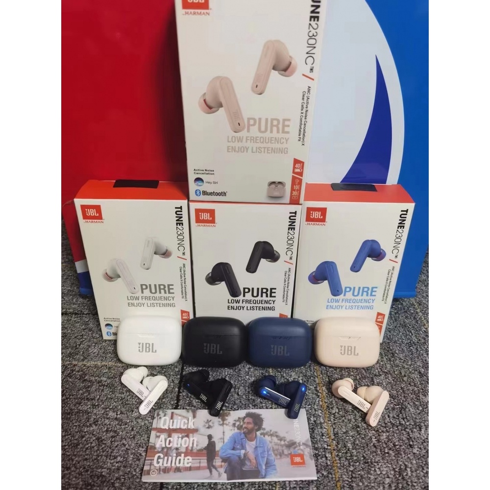 Tai Nghe Nhét Tai Bluetooth Không Dây Chống Tiếng Ồn Thông Minh JBL 230NC TWS 2022 Mới