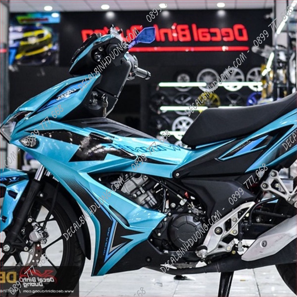 Tem Trùm Winner X Xanh Đen Cao Cấp