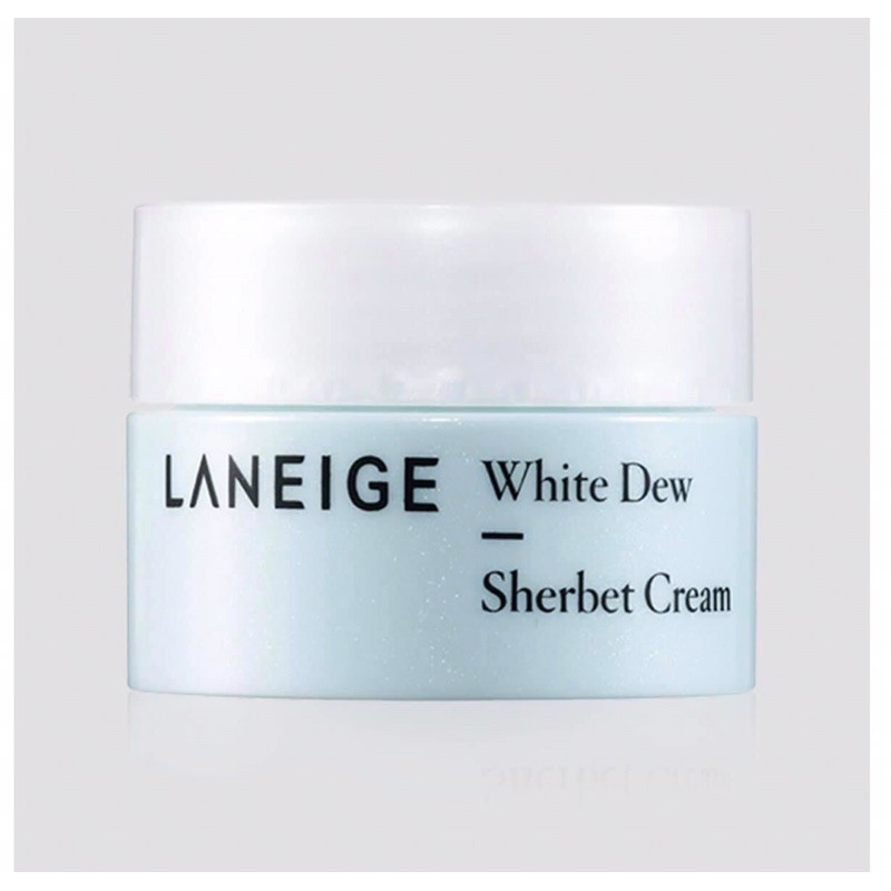 [10ml] kem dưỡng trắng da Laneige white dew sherbet cream