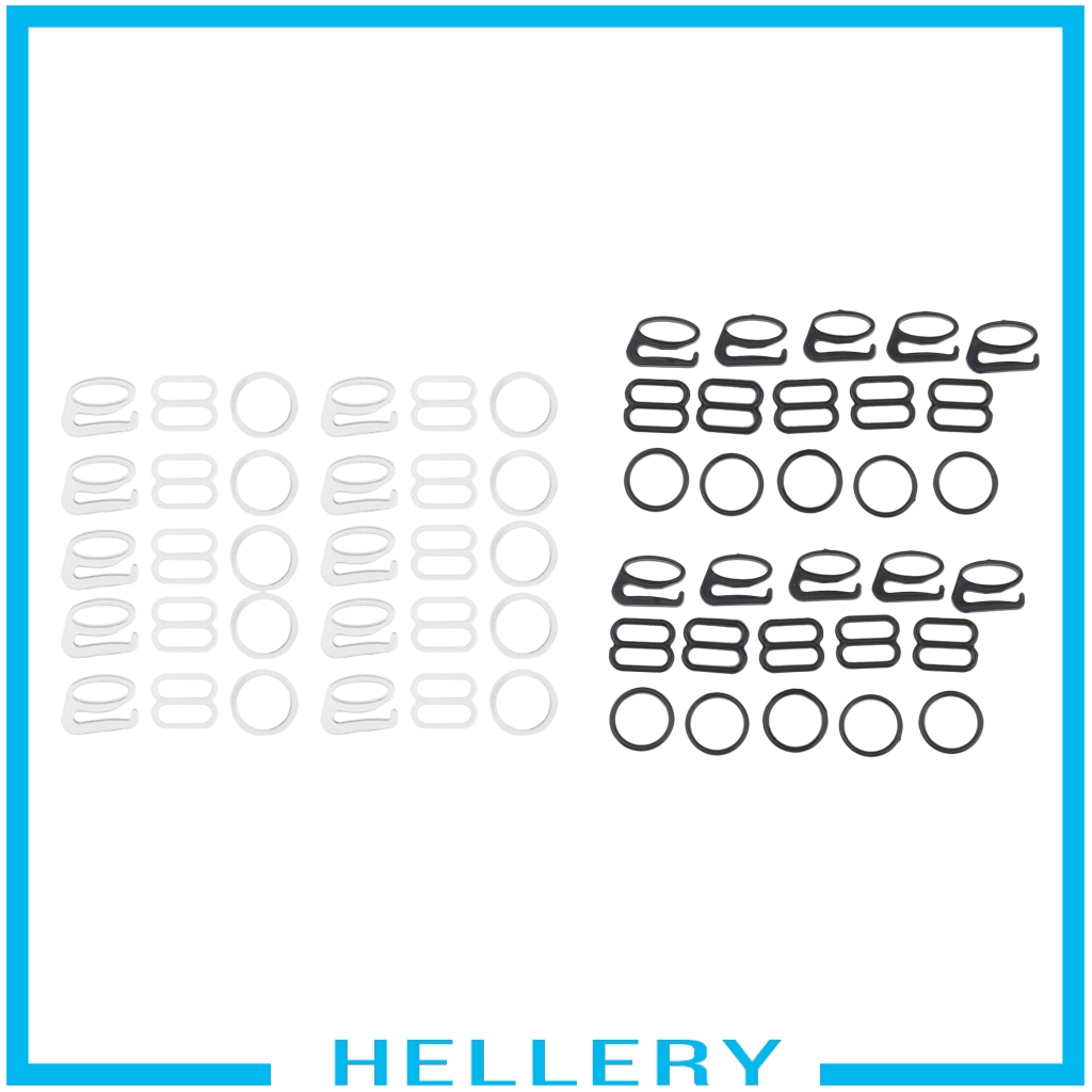 Set 10 Móc / Vòng Chữ O Điều Chỉnh Dây Áo Ngực DIY 8 9 0