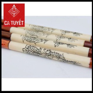Đũa thờ 10 đôi cắm thẳng gỗ hương
