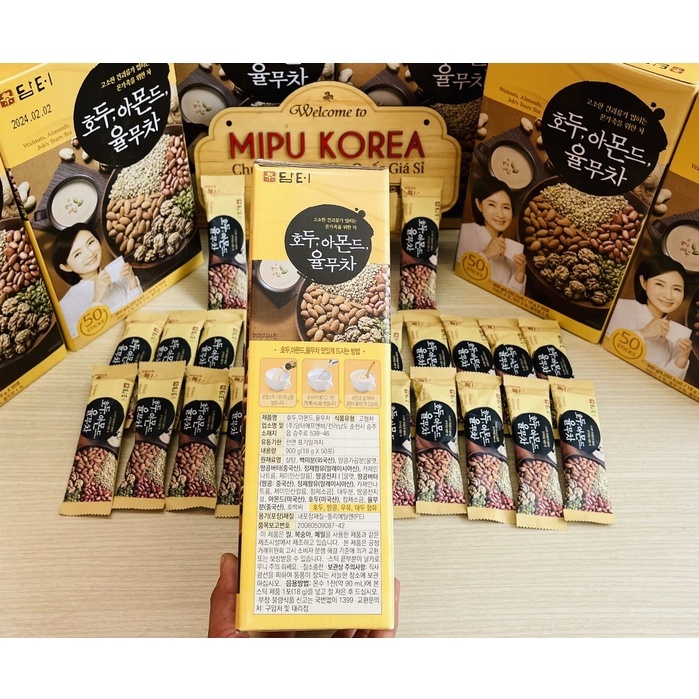 Bột Ngũ Cốc Hàn Quốc DAMTUH hộp 50 gói x 900g