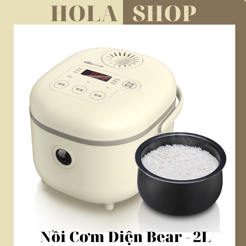 [Hàng Chính Hãng] Nồi Cơm Điện Thông Minh Bear 2L ,DFB-B20A1  Gồm 8 Chế Độ Nấu , Lõi Nồi 5 Lớp Chống Dính Giữ Nhiệt d1