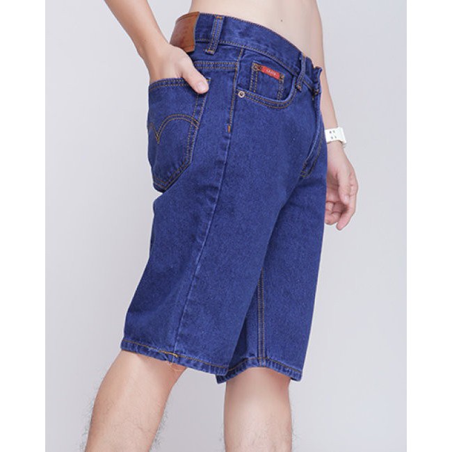 Quần short Jean Nam chất vải Jean cotton form chuẩn đẹp, 03 màu cơ bản - có size Bự Jean037