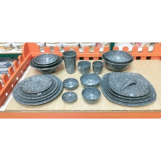 Chén chấm, chén tương T 36 vân đá đen