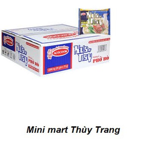 1 thùng gồm 24 gói phở bò Xưa và Nay gói 70g