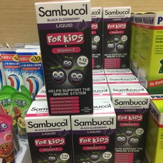 Vitamin sambucol dành cho trẻ 1- 12 tuổi