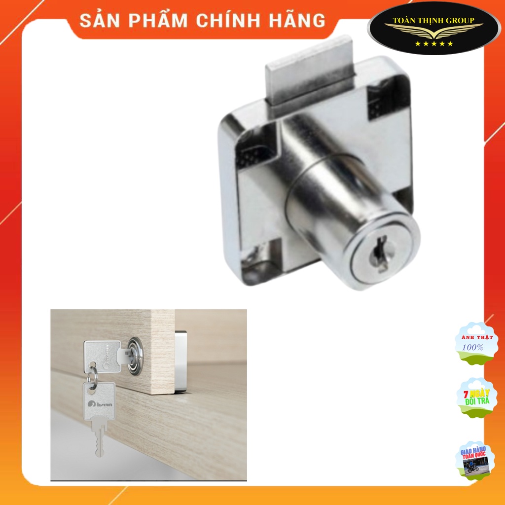 Bộ Khóa Tủ Vuông Ivan & Hammer Hợp Kim Kẽm Chất Lượng Chính Hãng