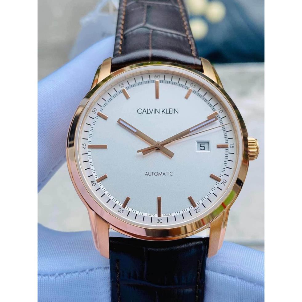 Đồng hồ nam CALVIN KLEIN Infinite K5S346G6 Rose Gold Men's Watch - Automatic - Kính Sapphire [ Chính hãng ]