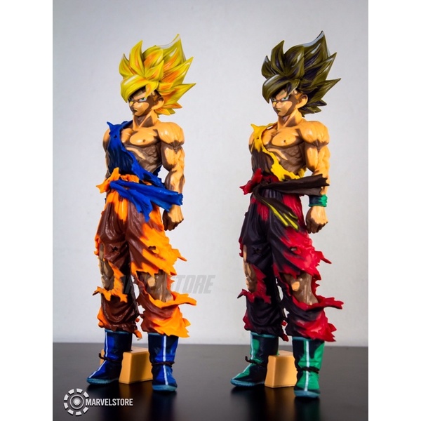 Mô hình Songoku Super Saiyan Battle Damaged bộ sưu tập Dragon ball 7 viên ngọc rồng