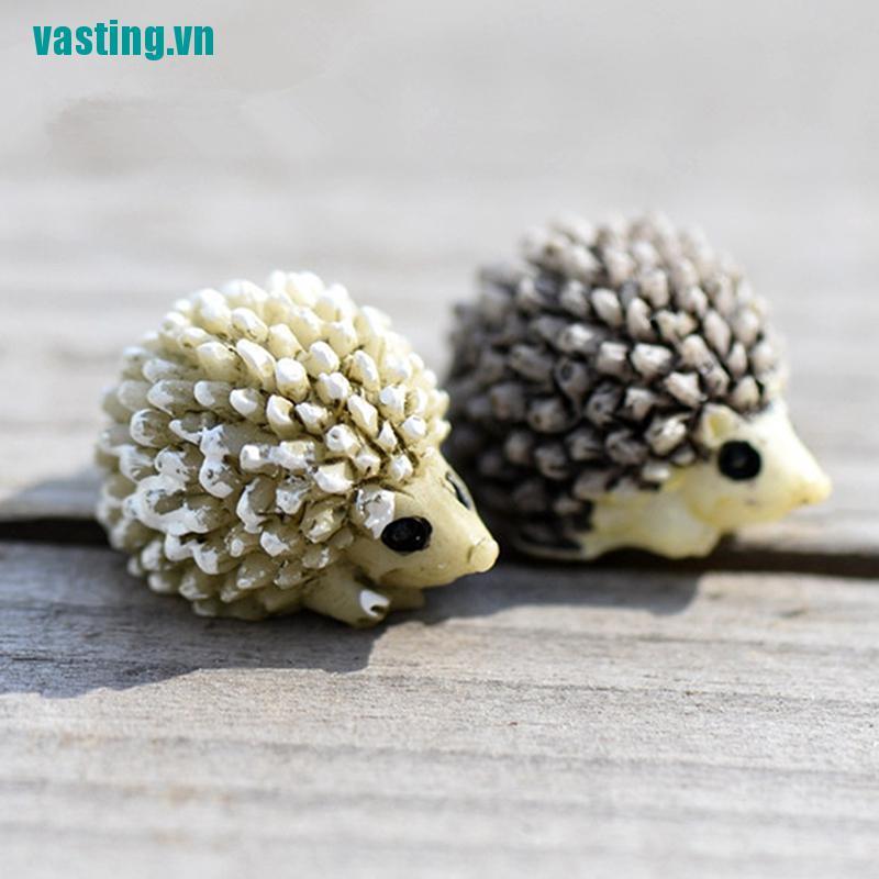 V☆Mô Hình Nhím Gai Mini Bằng Nhựa Resin Trang Trí Tiểu Cảnh
