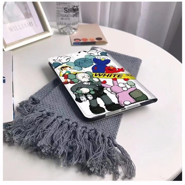 Sesame street Ipad Silicone Case cover ipad Mini 1/2/3/4/5 Protection Anti-Drop 2019Air10.5 27.94 cm For Apple Tablet Computer Case
