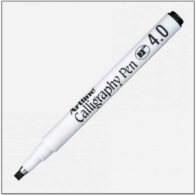 Bút viết thư pháp Artline EK-244 Calligraphy Pen nét 4mm