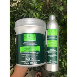 Combo dầu gội và huyết thanh chống rụng và kích thích mọc tóc Bes Hergen Hair Loss
