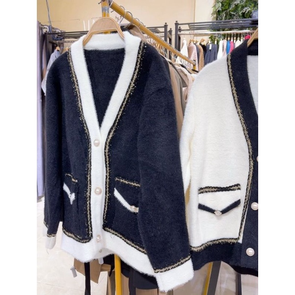 Áo cardigan len lông