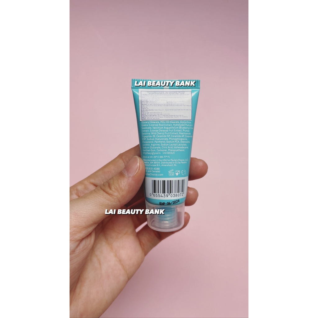 Dưỡng ẩm Paula's Choice CLEAR Oil-Free Moisturizer không chứa dầu dành cho da mụn 15ml, 60ml - LAI BEAUTY BANK | BigBuy360 - bigbuy360.vn