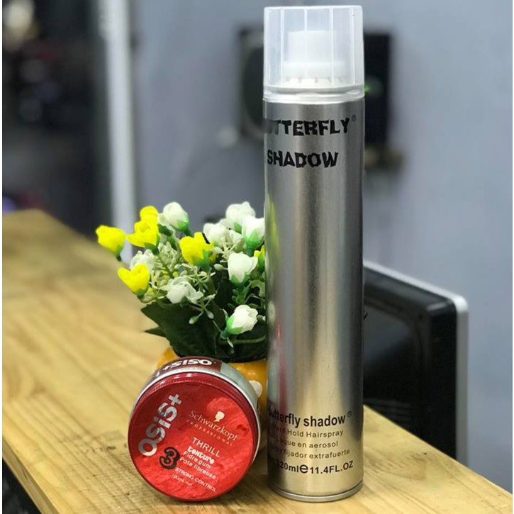 Combo tạo kiểu  - Sáp Osis + Gôm Butterfly Shadow 600ml