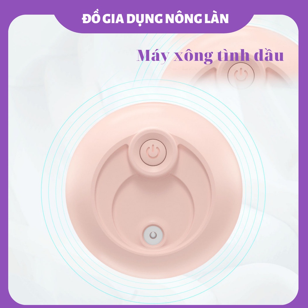 Máy Xông Tinh Dầu Mini Phun Sương Khuếch Tán Tinh Dầu Tỏa Hương Thơm Dùng Cho Phòng Ngủ Và Trong Xe Hơi Khử Khuẩn