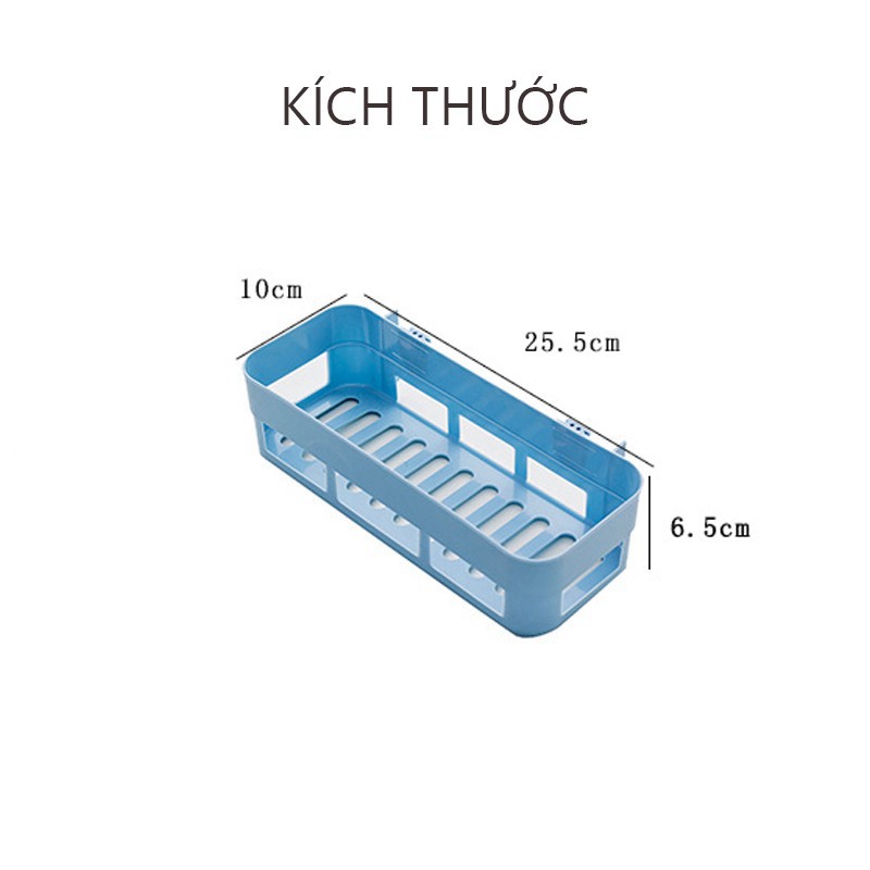 Kệ nhà tắm Cicico H703 kệ nhà bếp không đục lỗ dán tường  tiện lợi chất liệu nhựa ABS bền đẹp