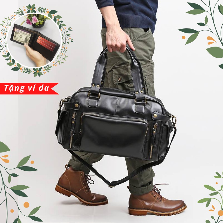 [Siêu Phẩm] Túi Xách Du Lịch Thể Thao HÀN QUỐC Power Men’s Training Duffel [Tặng kèm 1 ví da]