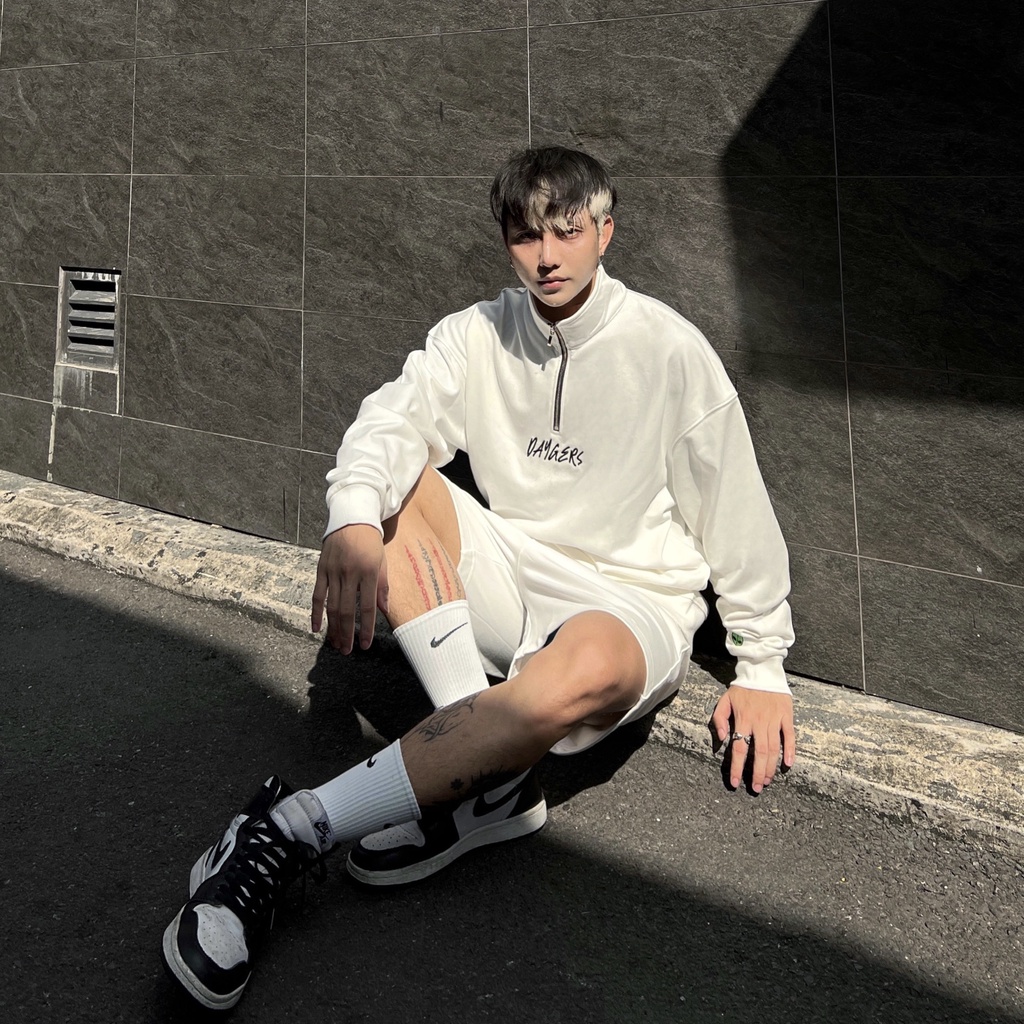 Quần sweat shorts BIG LOGO Daygers - Quần short unisex dây rút, nỉ chân cua cao cấp - Local brand chính hãng