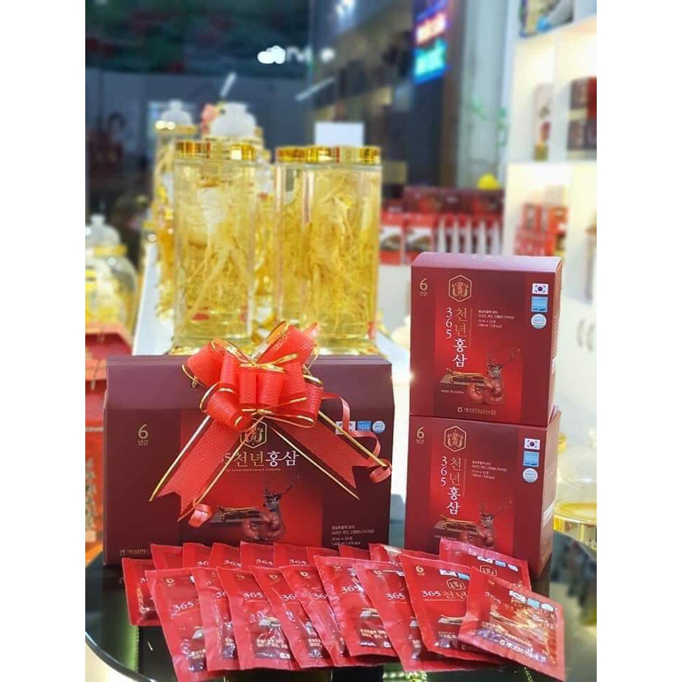 Hồng Sâm Linh Chi Nhung Hưu Hàn Quốc