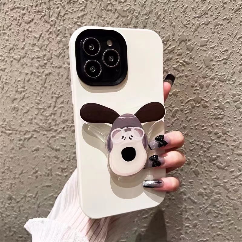 For iphone 14 pro max Ốp Điện Thoại Màu Kẹo Trơn Tích Hợp Giá Đỡ Túi Khí 3 Trong 1 Cho IPhone 7Plus 8Plus 11 X XS 12 13 Pro Max